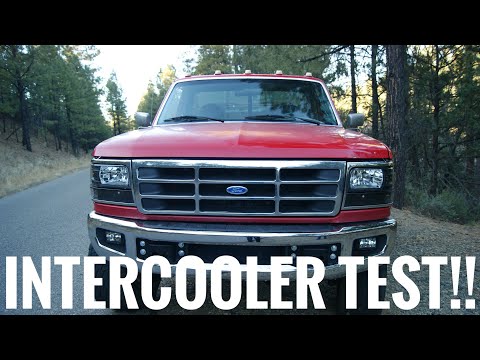 INTERCOOLER TEST ON THE OBS 7.3!!
