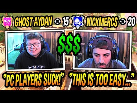 NICKMERCS & Ghost Aydan DOMINATE Tilted Towers Against PC Pros! (FALL SKIRMISH HIGHLIGHTS)
