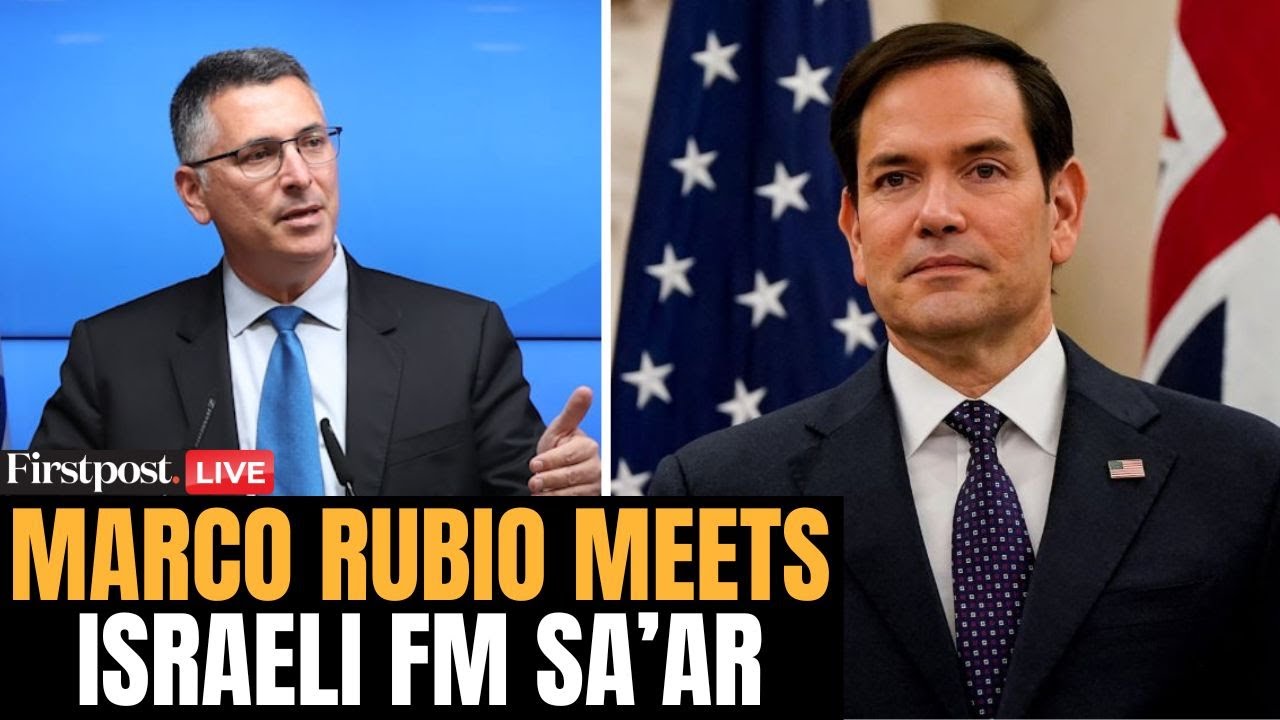 Israel FM in US LIVE: US Secretary of State Marco Rubio Hosts Israel's Gideon Sa'ar in Washington DC