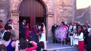 preview picture of video 'Boda Juanma y Mari_Salida de la iglesia'