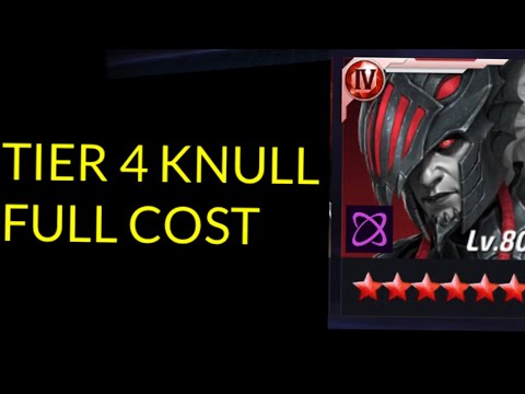Knull Tier 4 Full Build Full Cost - Marvel Future Fight