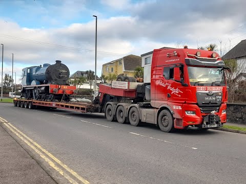 Ex GNR(I) V Class 4-4-0 No.85 Merlin Returns Home. 18/1/25