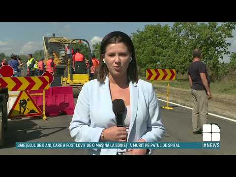 In the vicinity of Negrești, a section of road was asphalted using an innovative method