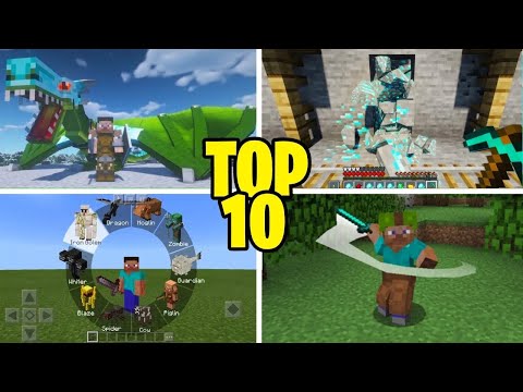 MIT Play - TOP 10 BEST ADDONS FOR MINECRAFT PE 1.20!!