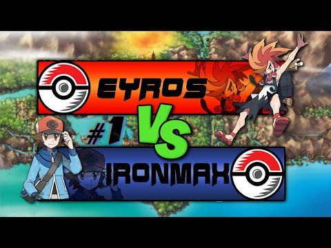 Eyros vs Ironmax primer combate de Pokémon glazed Dual locke