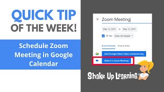 How to Schedule Zoom Meetings in Google Calendar