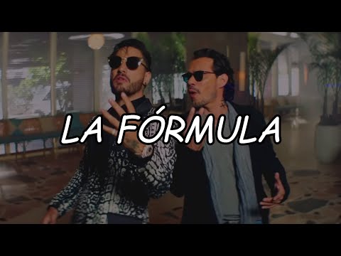 Maluma, Marc Anthony - La Fórmula (Video Letra/Lyrics)