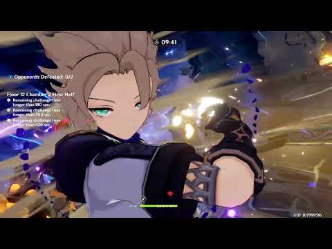 Genshin Impact Version 2.3 Spiral Abyss Floor 12 9-Stars with C6 Noelle and C0 Albedo