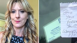 Disabled Mom Leaves the Mall With Her Daughter – Finds a Cruel Note Shaming Her for Parking in