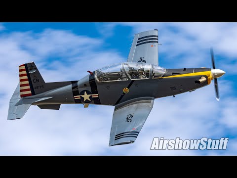 Military and Warbird Arrivals/Departures - Friday - EAA AirVenture Oshkosh 2023