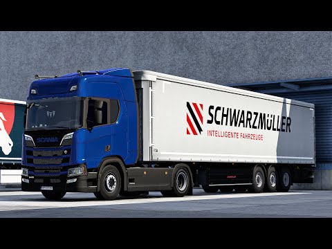 ETS2 1.40 - ProMods 2.55 - SCANIA R410 - Trip: Barcelona - Burgos