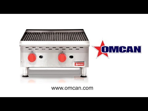 Video thumbnail for Elite 24″ Countertop Radiant Gas Charbroiler 2 Burners, 80,000 BTU