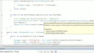 CAS Method level Demand and Deny Security Actions - Imperative