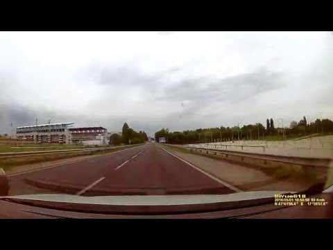 Idiot driver in Hungary, Győr Part2