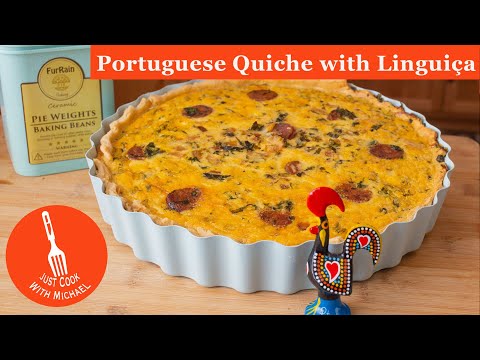 Portuguese Quiche with Linguiça