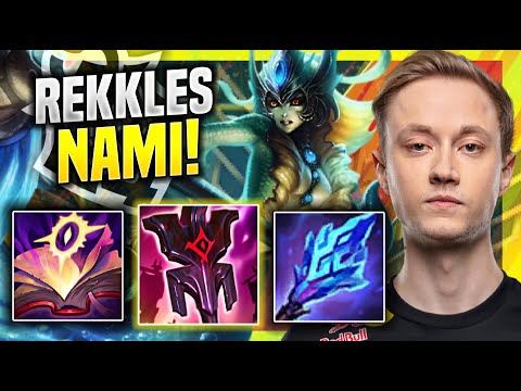 REKKLES IS A BEAST WITH NAMI BOT! - G2 Rekkles Plays Nami SUPPORT vs Pyke! | Season 11