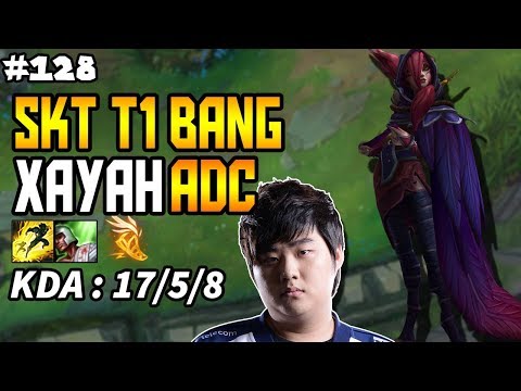 SKT T1 BANG Xayah vs Jhin ADC - Korea Challenger Season 8