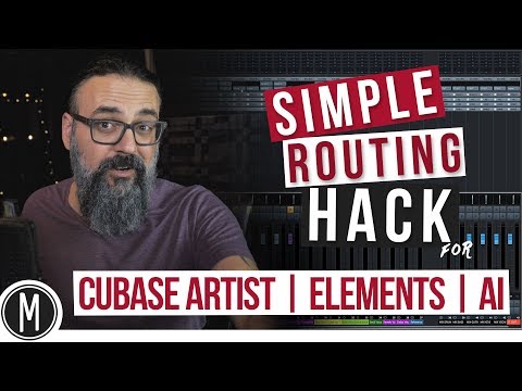 A Simple ROUTING HACK for CUBASE ARTIST | ELEMENTS | AI
