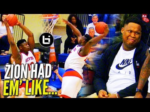 Zion Williamson GOES LOB CITY vs The BEACH BOYS in 1st Rd of Playoffs!