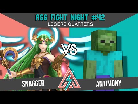 ASG 42 LOSERS QUARTERS - Snagger (Palutena) vs Antimony (Steve)