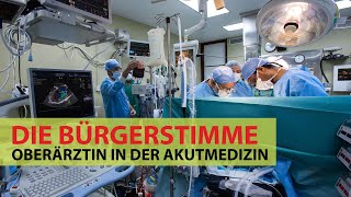 Oberärztin in der Akutmedizin – Gedanken eines Bürgers – Die Bürgerstimme Burgenlandkreis