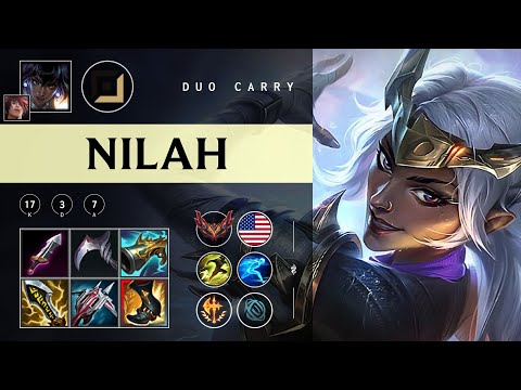 Nilah ADC vs Draven - NA Grandmaster Patch 25.24
