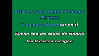 LA CARRETERA - HOMBRES G - KARAOKE