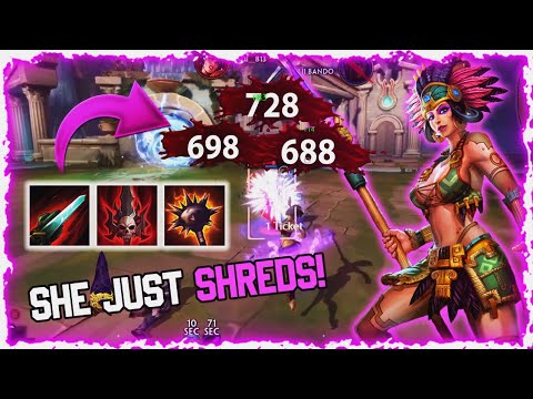 New Awilix Damage Build SHREDS EVERYONE In SMITE! Best Awilix Build (Smite Gameplay)