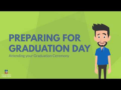 Preparing for your graduation ceremony