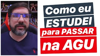 🔴 COMO EU ESTUDEI PRA PASSAR NA AGU | PROF UBIRAJARA 🔴