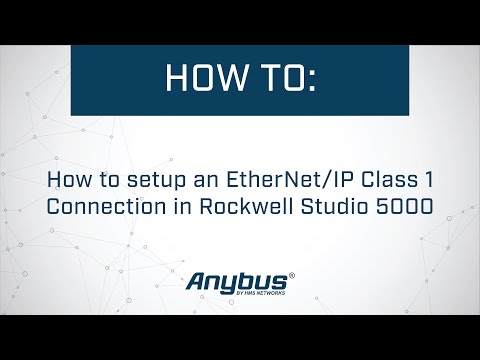  Как настроить соединение Ethernet/IP Class 1 с новым шлюзом Anybus Communicator