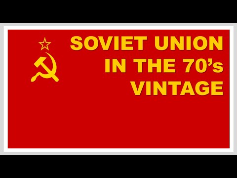 Soviet Union in the 1970's | Rare Color Footage
