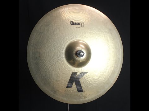 Used Zildjian 21" K Crash Ride Brilliant - 2559g