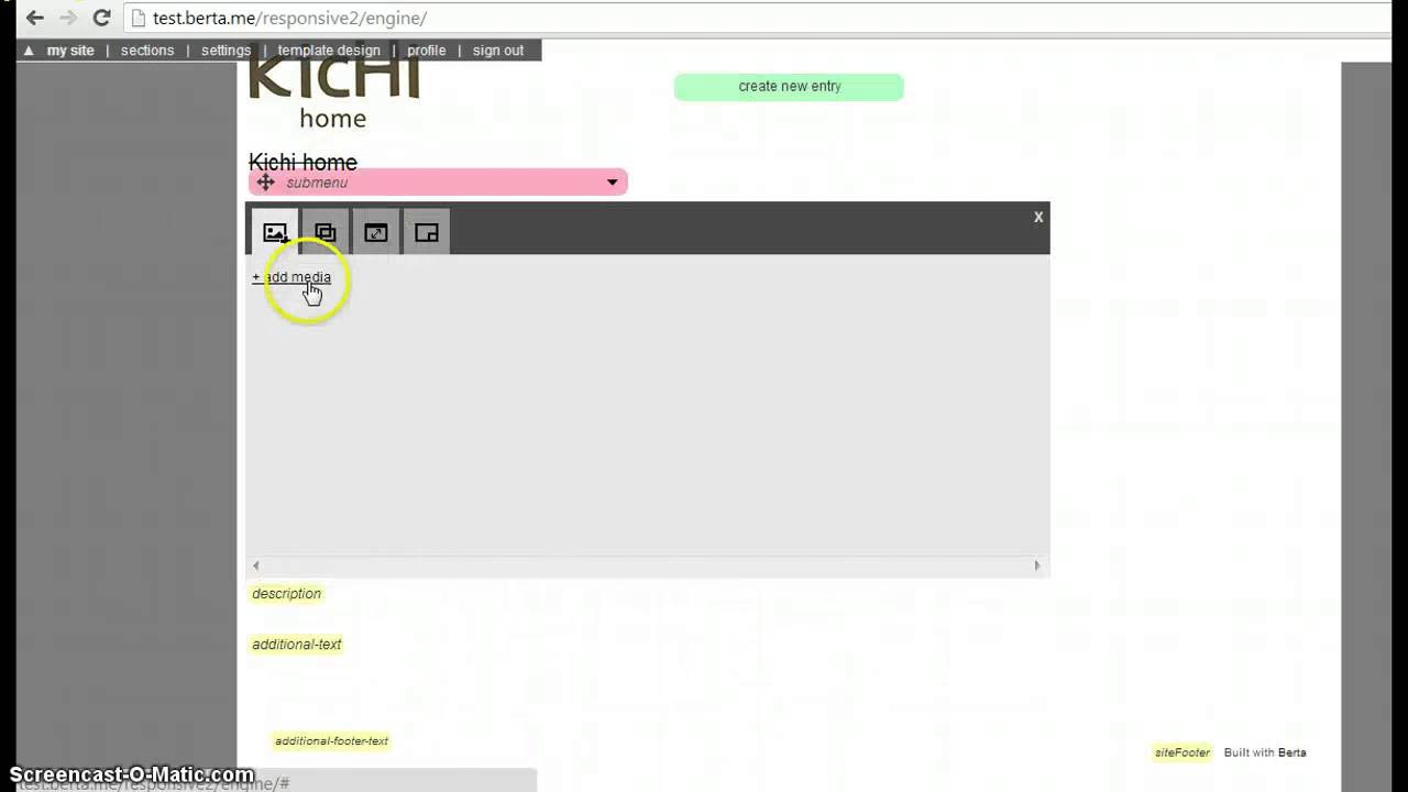 Quick intro on how to set up responsive Berta
