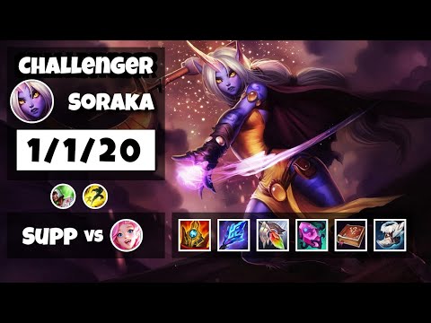 Soraka vs Seraphine OCE Challenger SUPPORT (1/1/20) - v11.11