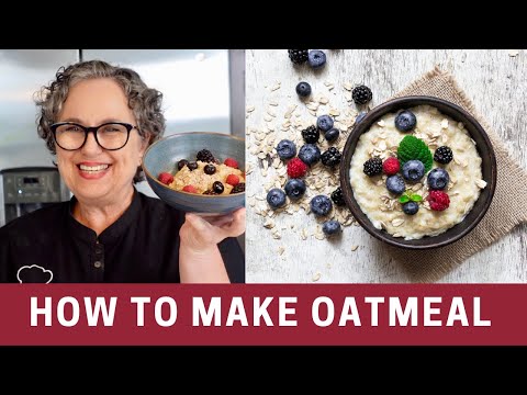 How to Make Oatmeal on Stove with Water | Lower your Cholesterol Naturally | The Frugal Chef