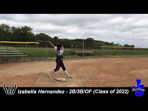 Izabella Hernandez Softball Skills Video Class of 2022
