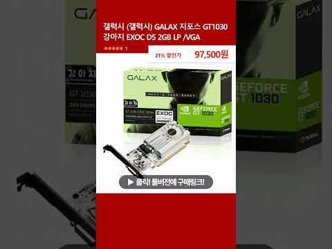 갤럭시 (갤럭시) GALAX 지포스 GT1030 강아지 EXOC D5 2GB LP /VGA