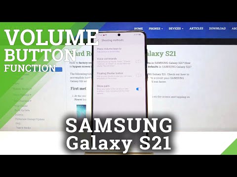 How to Change Volume Button Function in SAMSUNG Galaxy S21 – Manage Volume Button Duties