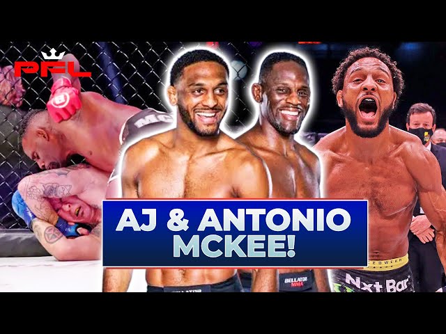 Father and Son Make History at Bellator 228 | AJ & Antonio McKee Full Fights MMAtown blog post image: Father and Son Make History at Bellator 228 | AJ & Antonio McKee Full Fights