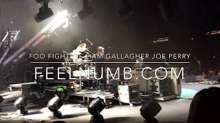 Foo Fighters feat. Liam Gallagher &amp; Joe Perry &quot;Come Together&quot; BACKSTAGE Caljam 2017 feelnumb.com
