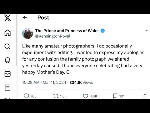 Princess of Wales apologises over edited photo on X | AFP