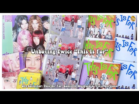 Unboxing Twice "This Is For" ✰ Ot9 Collector: This, Is, For, Confetti, Digipack & Vinyl Versions