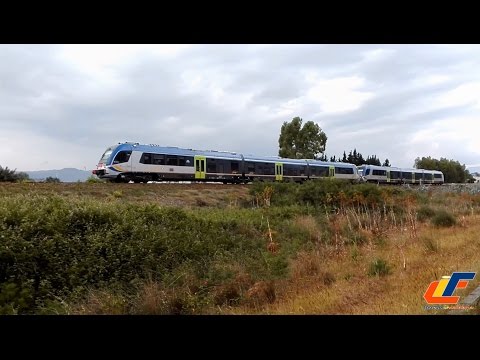 Treno 3669 in doppio ATR220 "Swing" sulla ferrovia Jonica