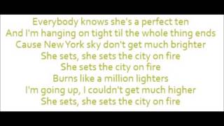 She Sets The City On Fire - Gavin DeGraw (Lyrics)