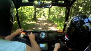 preview picture of video 'Polaris RZR XP1K Trail riding at Rush Springs Ranch 6/13'
