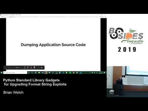 Brain Welch - Python Standard Library Gadgets for Upgrading Format String Exploits