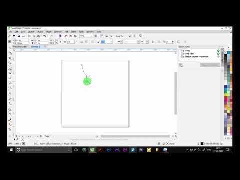 How to make a black and white floral Dress in corel draw...............