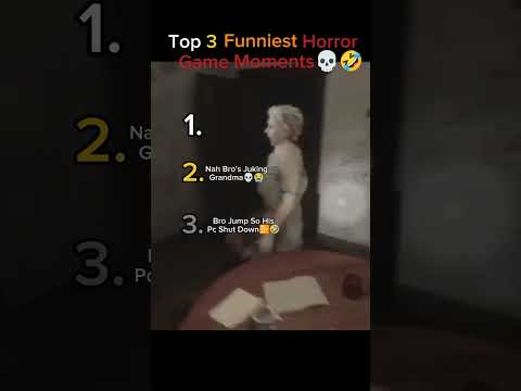 Top 3 funniest Horror game Moments (Give me Heart attack)😭🤣😂