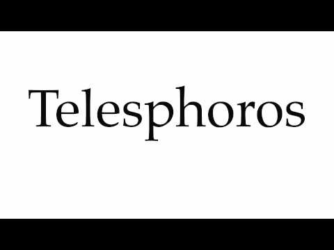 How to Pronounce Telesphoros